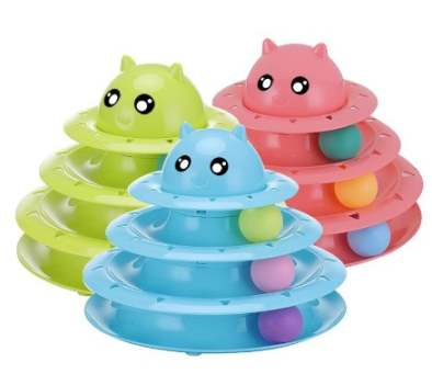 Interactive Cat Toy Roller - 3 Tier